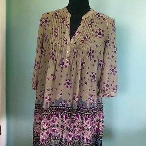 H&M Sheer Paisley  Tunic